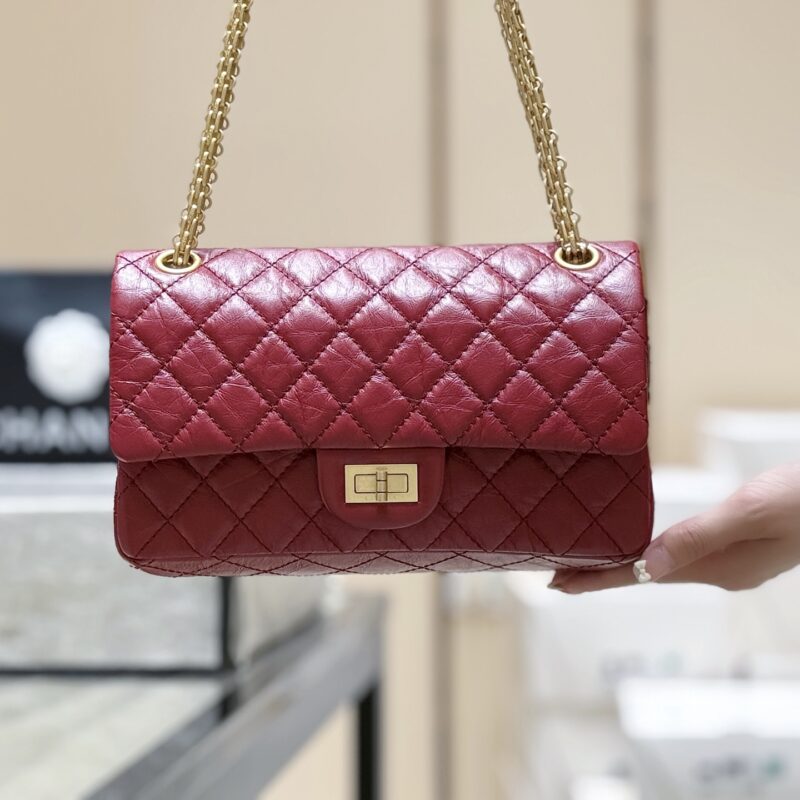 CHANEL 经典款之2.55 reissue复刻系列 A37586 复古红