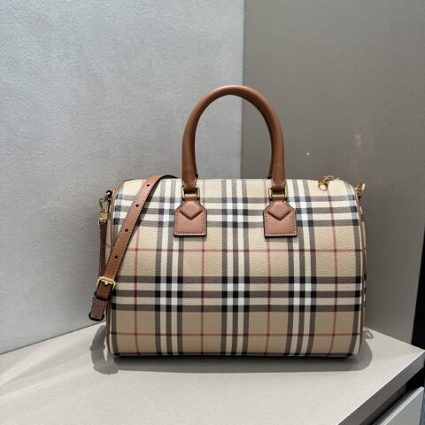 Burberry Vintage 格紋波士頓包 型号4961