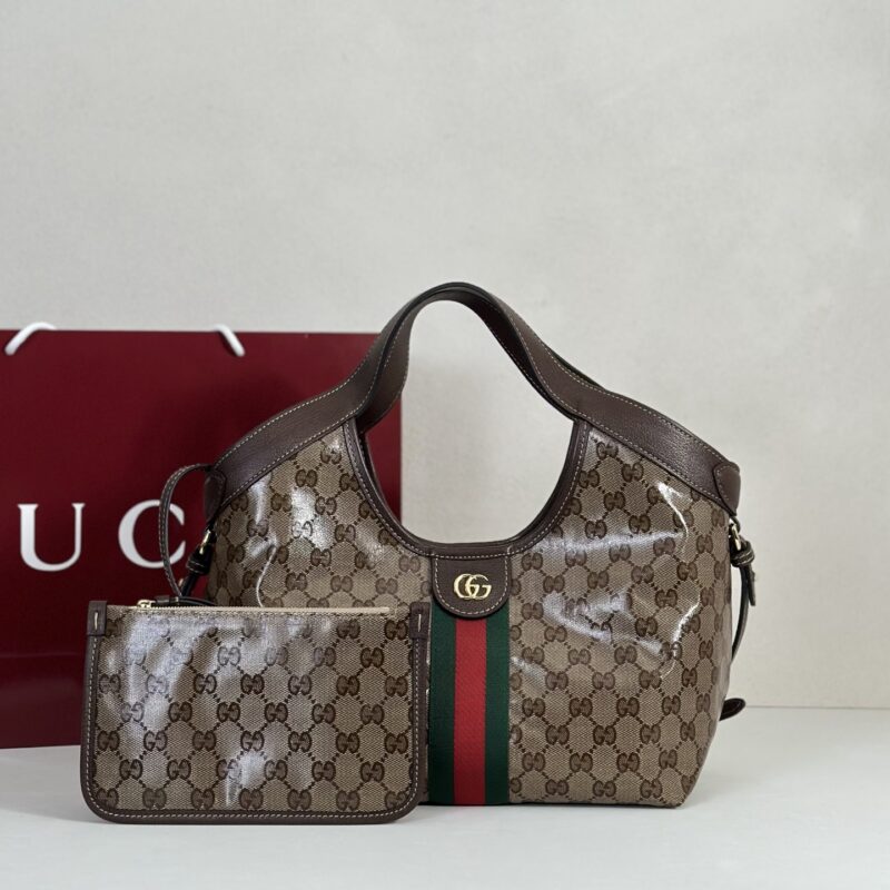 GUCCI 专柜品质，顶级原单货，实物实拍！款号860845水晶料啡