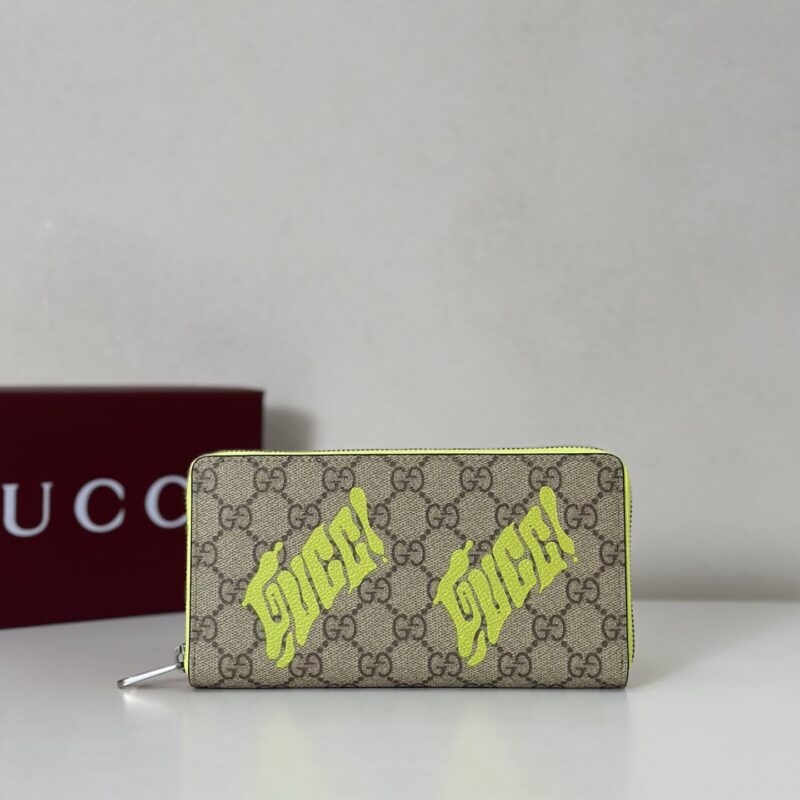 GUCCI 专柜品质，顶级原单货，实物实拍！835324啡胶/荧光绿