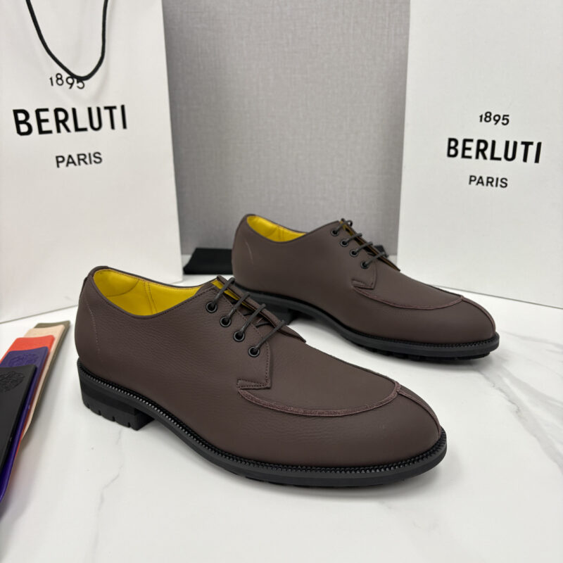 BERLUTI New Oslo 皮革乐福鞋皮鞋