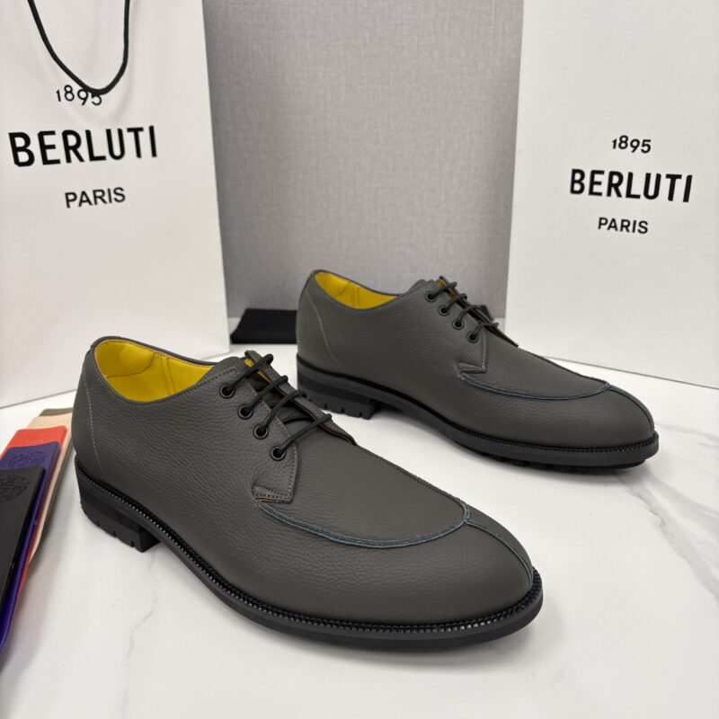 BERLUTI New Oslo 皮革乐福鞋皮鞋