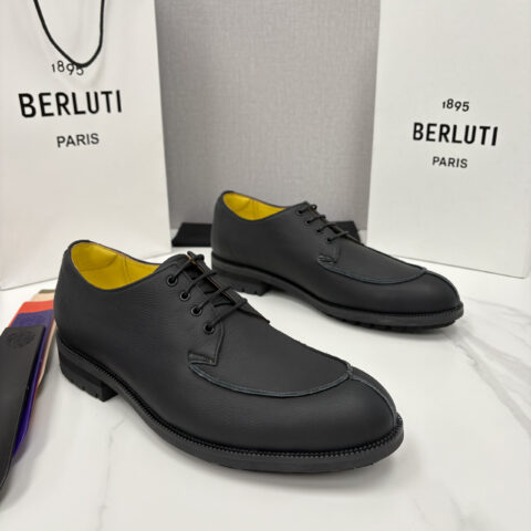 BERLUTI New Oslo 皮革乐福鞋皮鞋