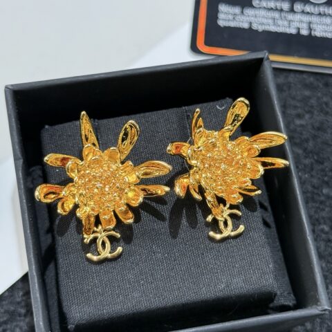 ❗️新品❗️ ☀️新款☑️ 香奈儿双C 新款花朵耳钉耳环 ☀️