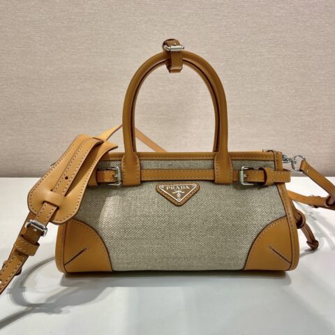 PRADA Softlux亚麻🎉1BA486迷你号🎉