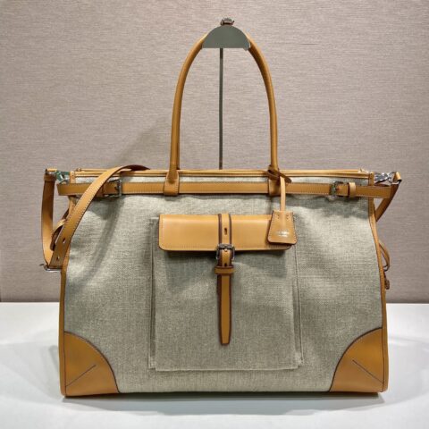 PRADA Bonnie亚麻🎉2VG128🎉