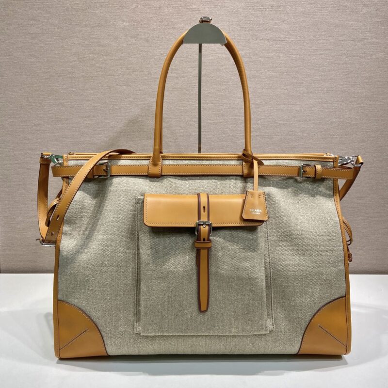 PRADA Bonnie亚麻🎉2VG128🎉