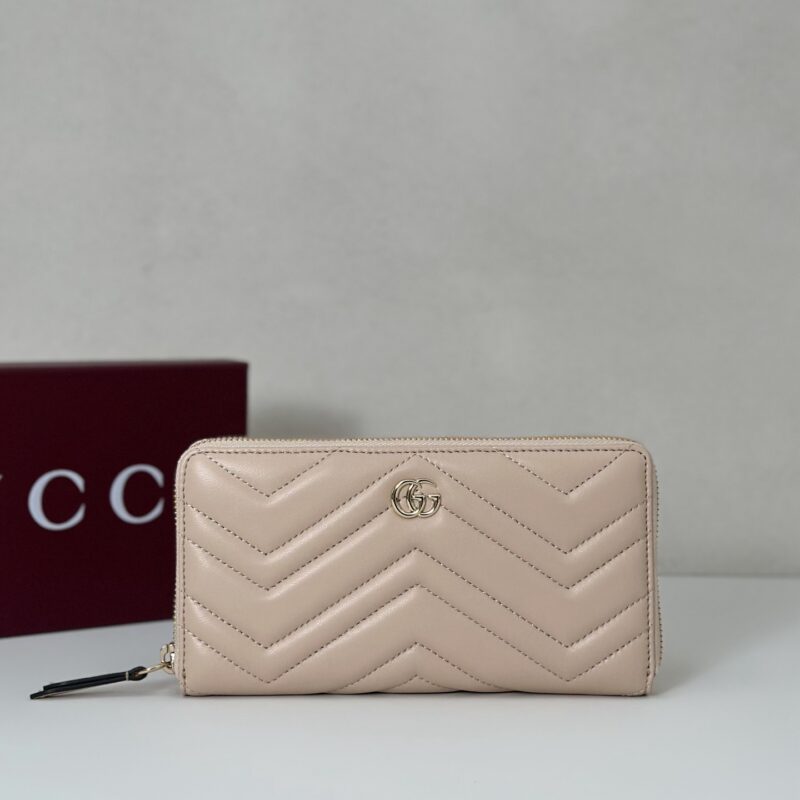 GUCCI 专柜品质，顶级原单货，实物实拍！837758浅粉羊皮