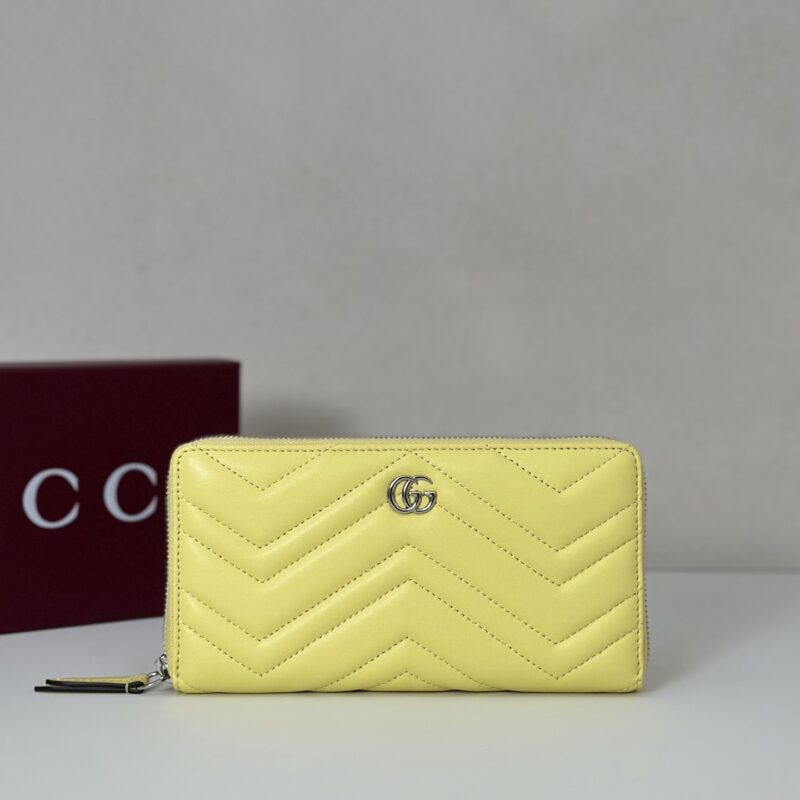 GUCCI 专柜品质，顶级原单货，实物实拍！837758黄色羊皮