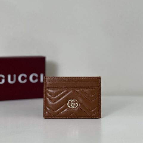 GUCCI 专柜品质，顶级原单货，实物实拍！款号443127棕色羊皮