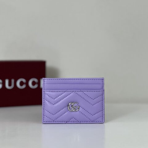 GUCCI  专柜品质，顶级原单货，实物实拍！款号443127浅紫羊皮