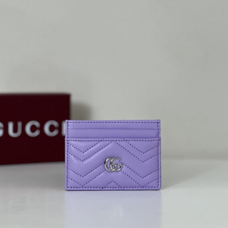 GUCCI  专柜品质，顶级原单货，实物实拍！款号443127浅紫羊皮