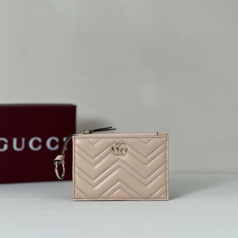 GUCCI 专柜品质，顶级原单货，实物实拍！款号837747浅粉羊皮