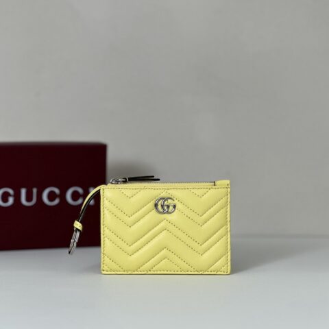 GUCCI 专柜品质，顶级原单货，实物实拍！款号837747黄色羊皮