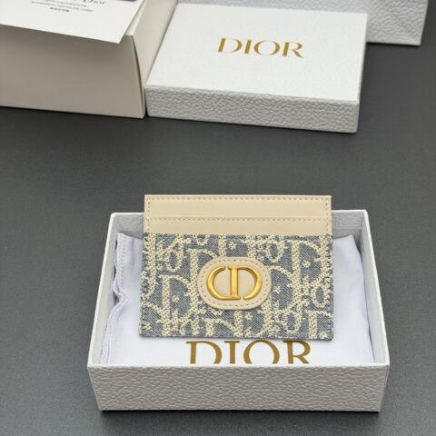 DIOR 30 Montaigne Freesia卡夹系列 型号：S2152 酒椰草/小牛皮