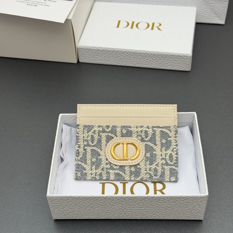 DIOR 30 Montaigne Freesia卡夹系列 型号：S2152 酒椰草/小牛皮