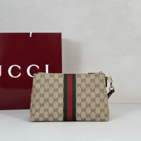 GUCCI  专柜品质，顶级原单货，实物实拍！款号867337浅杏布
