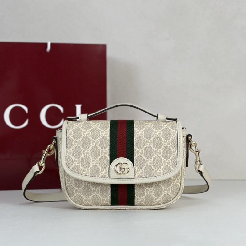 GUCCI 专柜品质，顶级原单货，实物实拍！款号836843米胶/米白皮