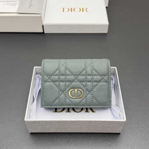 DIOR Cato Glycine钱包系列 型号:S5132 云雾蓝云朵/小牛皮