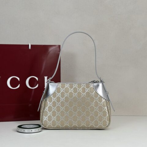 GUCCI 专柜品质，顶级原单货，实物实拍！款号815218杏银
