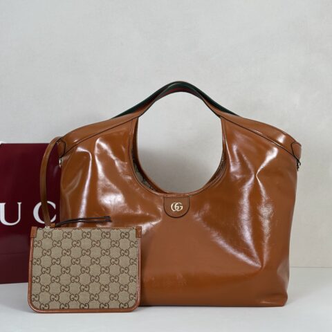 GUCCI 专柜品质，顶级原单货，实物实拍！款号853971深棕全皮