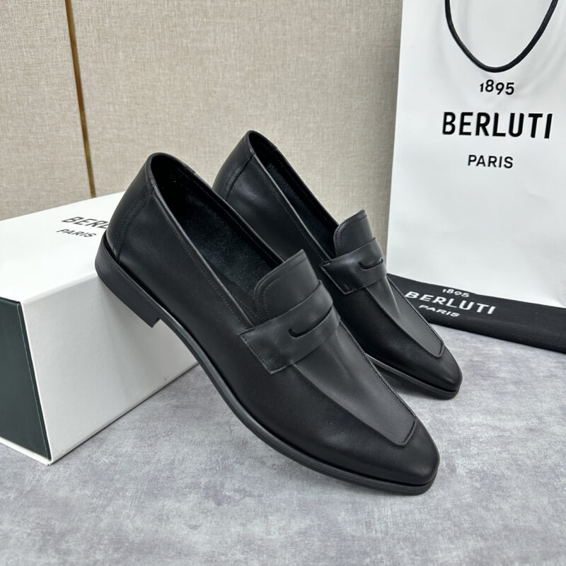 BERLUTI 初代Lorenzo单层小牛皮乐福鞋