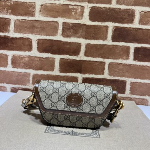 GUCCI 专柜品质，顶级原单货，实物实拍！款号723762啡棕