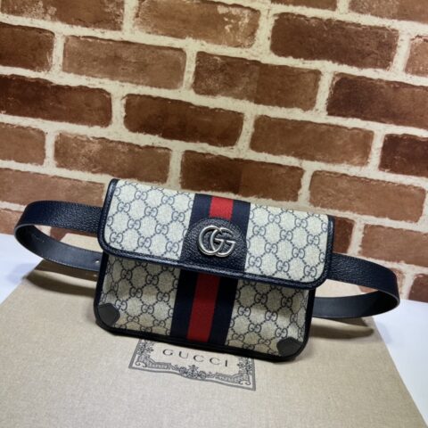 GUCCI 专柜品质，顶级原单货，实物实拍！款号674081蓝胶/蓝皮