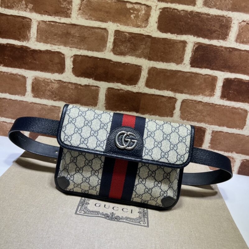 GUCCI 专柜品质，顶级原单货，实物实拍！款号674081蓝胶/蓝皮