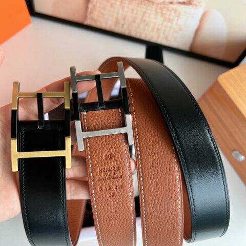 HERMES Nathan 32  PVD双面腰