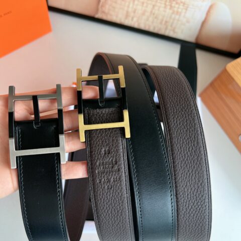 HERMES Nathan 32  PVD双面腰