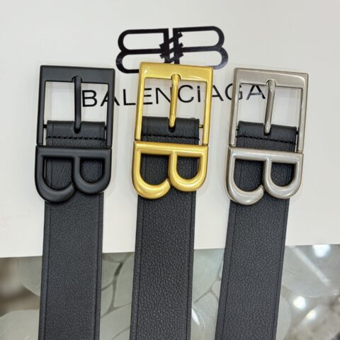Balenciaga Fall-Winter 宽35MM  黑色腰带