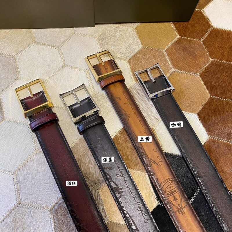 Berluti 35mm精钢针式金属扣相融合