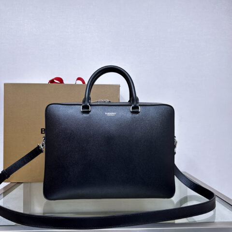 Burberry B家粒纹牛皮公文包 型号2651