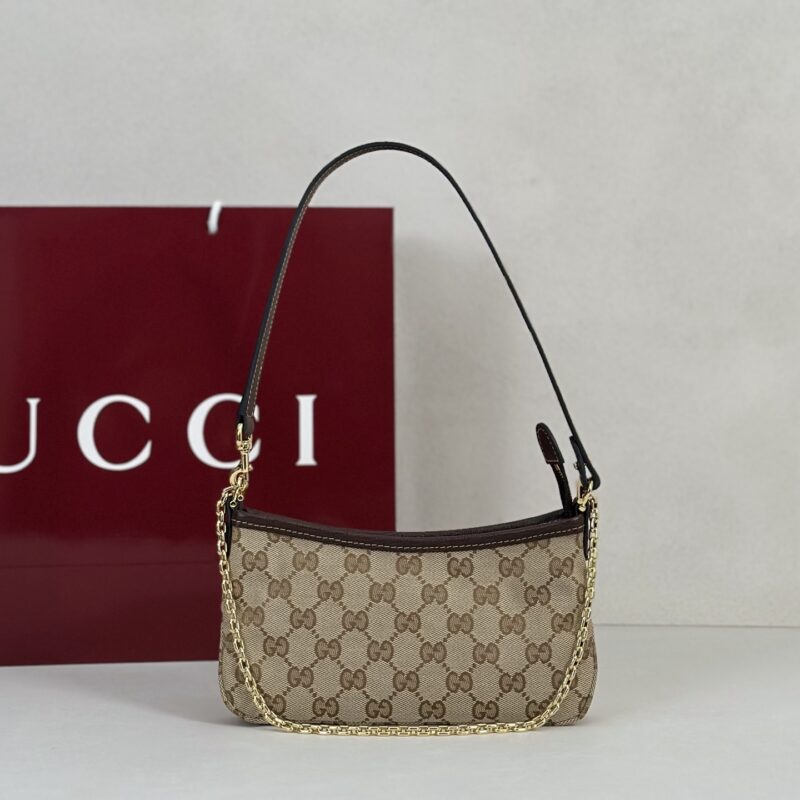 GUCCI 专柜品质，顶级原单货，实物实拍！款号875847浅杏布