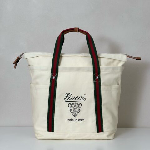 GUCCI 专柜品质，顶级原单货，实物实拍！816863米白帆布