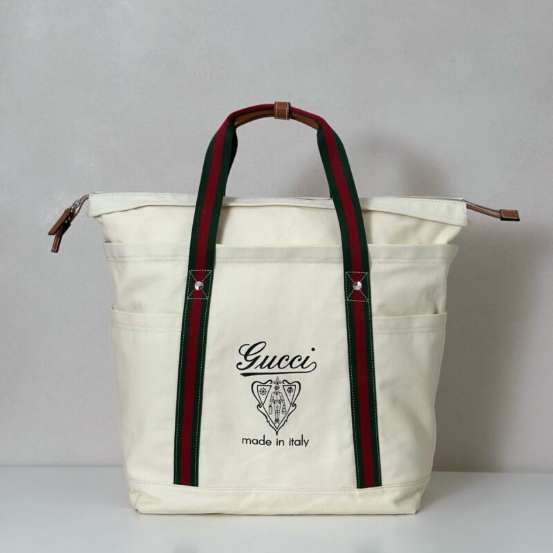 GUCCI 专柜品质，顶级原单货，实物实拍！816863米白帆布
