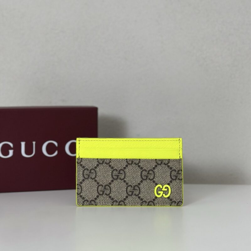 GUCCI 专柜品质，顶级原单货，实物实拍！768248啡胶/荧光绿