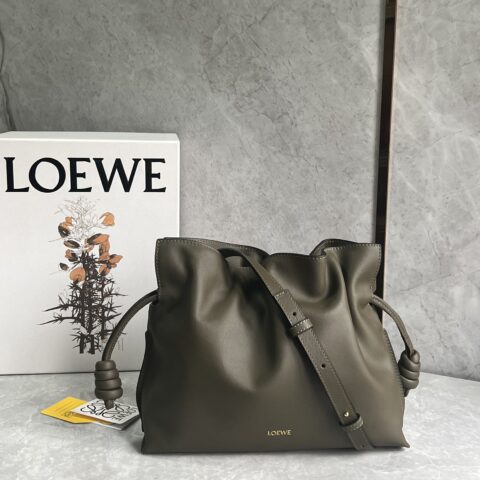 LOEWE 福袋Flamenco 0800 卡其绿