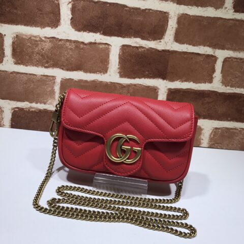 GUCCI 专柜品质，顶级原单货，实物实拍！476433大红