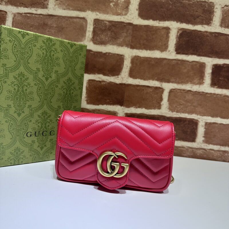GUCCI 专柜品质，顶级原单货，实物实拍！476433新红