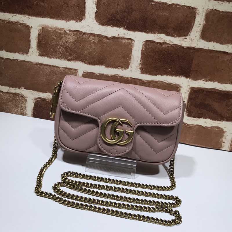 GUCCI 专柜品质，顶级原单货，实物实拍！476433裸粉
