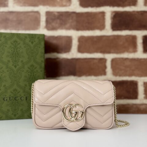 GUCCI 专柜品质，顶级原单货，实物实拍！476433新浅粉色