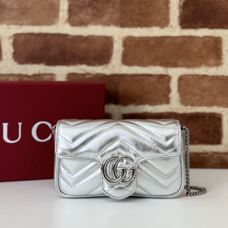GUCCI 专柜品质，顶级原单货，实物实拍！476433银色