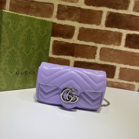 GUCCI 专柜品质，顶级原单货，实物实拍！476433浅紫