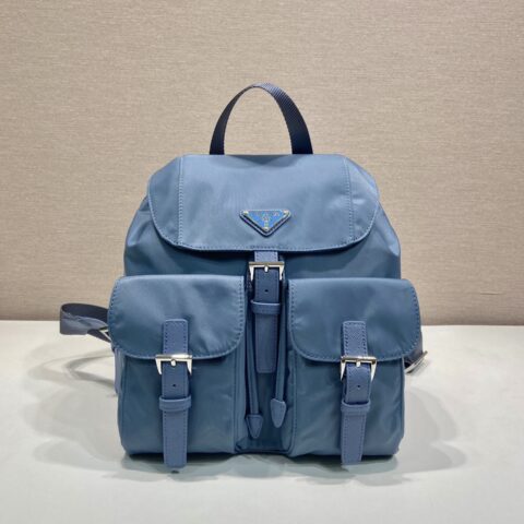 PRADA  金扣经典背包🎉1BZ677航空兰