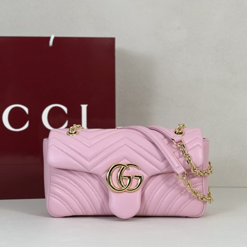 GUCCI 专柜品质，顶级原单货，实物实拍！款号837267贝儿粉