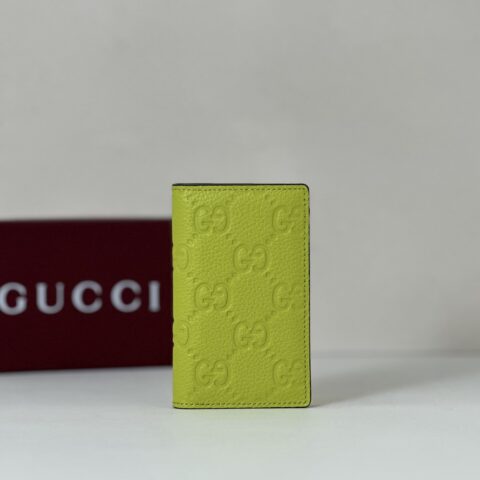 GUCCI 专柜品质，顶级原单货，实物实拍！835011荧光绿压花
