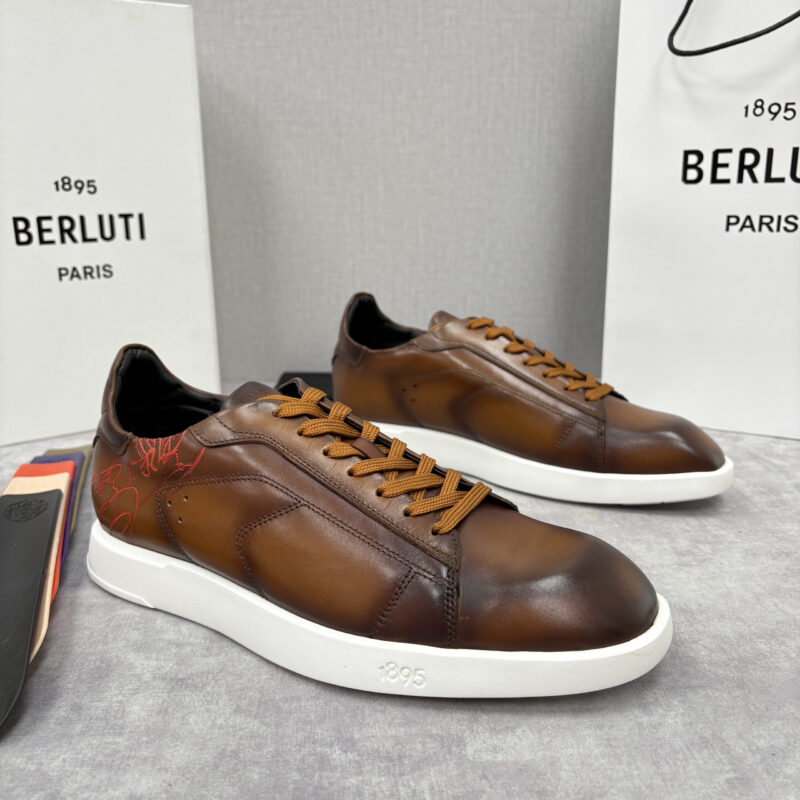 BERLUTI Stellar Scritto刺青手绘图纹休闲运动鞋