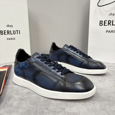 BERLUTI Stellar Scritto刺青手绘图纹休闲运动鞋